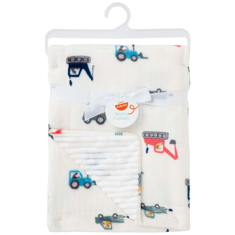 Cuna manta franela niño BABY EUREKA