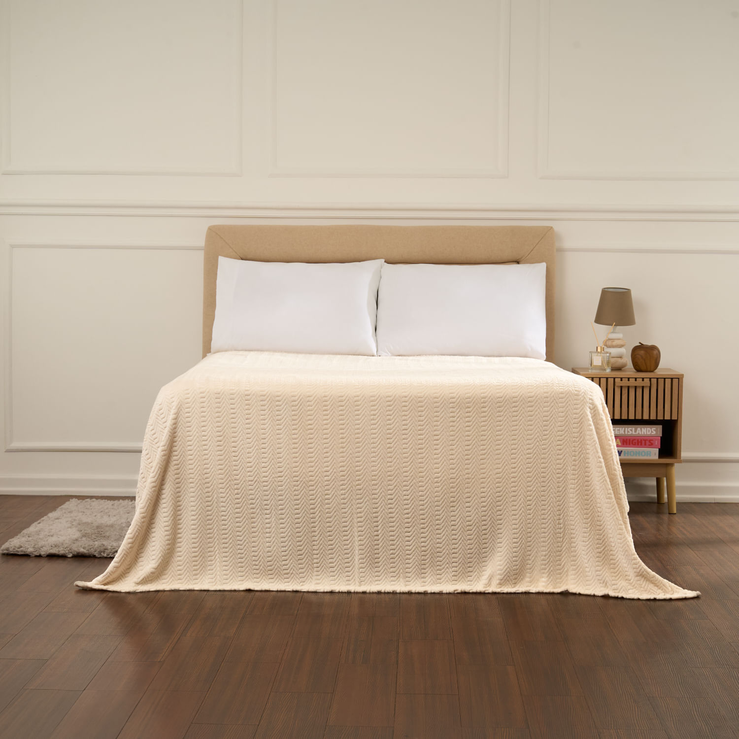 Frazada Pv26 Chevron Beige