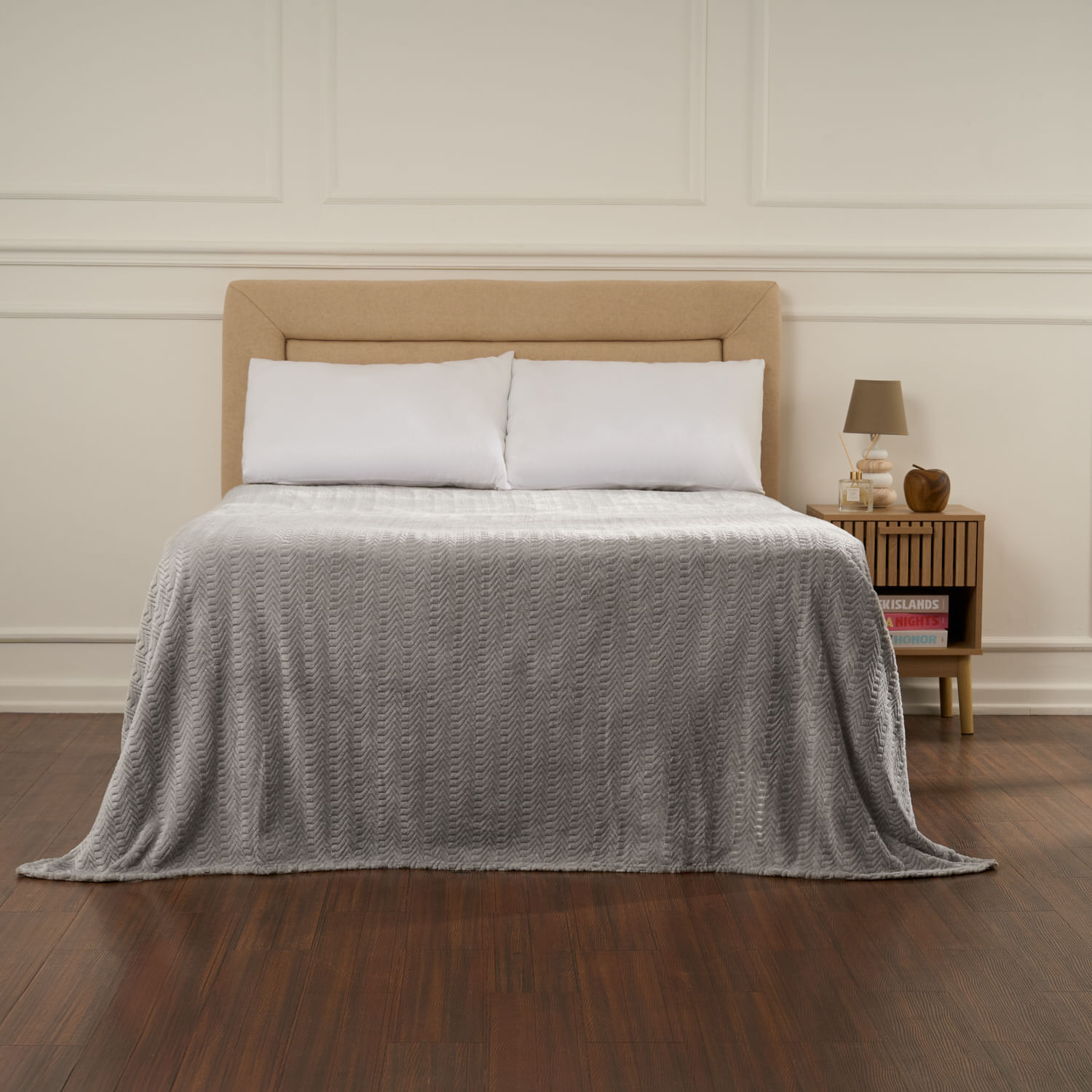 Frazada Pv26 Chevron Gris