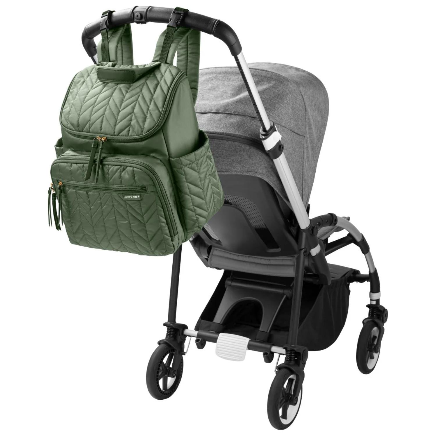 Bolso Pañalero Skip Hop Verde Salvia