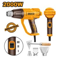 Pistola de Calor Ingco 2000W  y  Accesorios