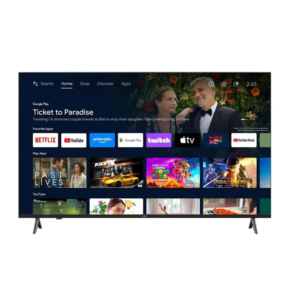 Televisor JVC 65 "" LT-65KB557 2025 LED UHD 4K Android TV Negro