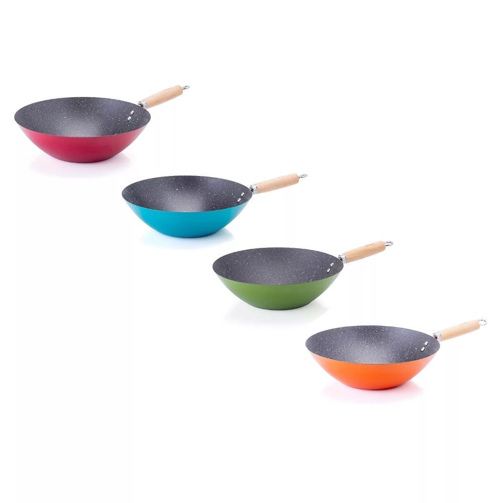 Wok Acero 30 Cm Denali