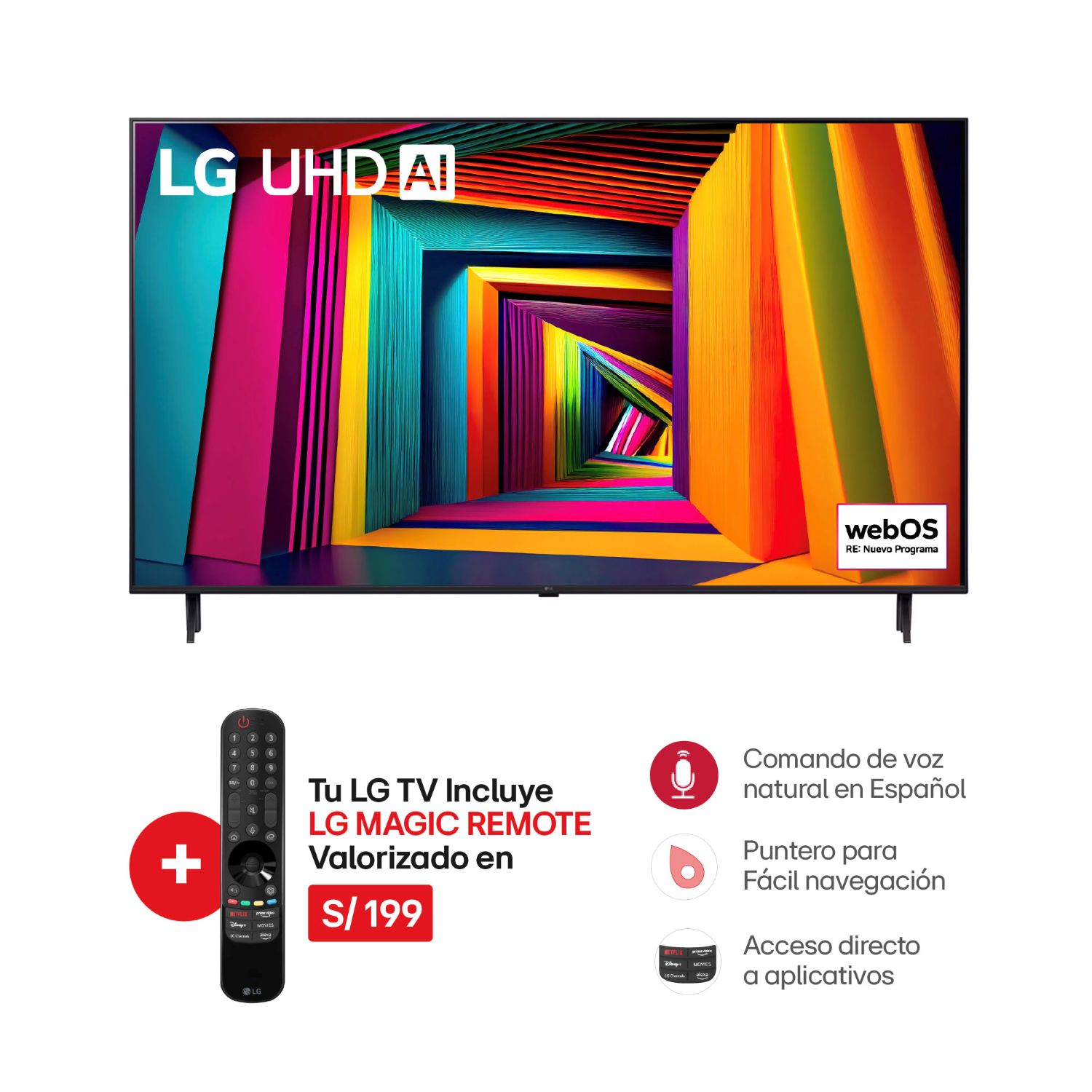 Televisor LG 98"" 98UT9050PSA.AWFQ 4K UHD WebOS