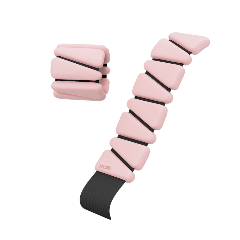 Pesas Para Muñeca Y Tobillo 1Kg Fit.365 Rosa