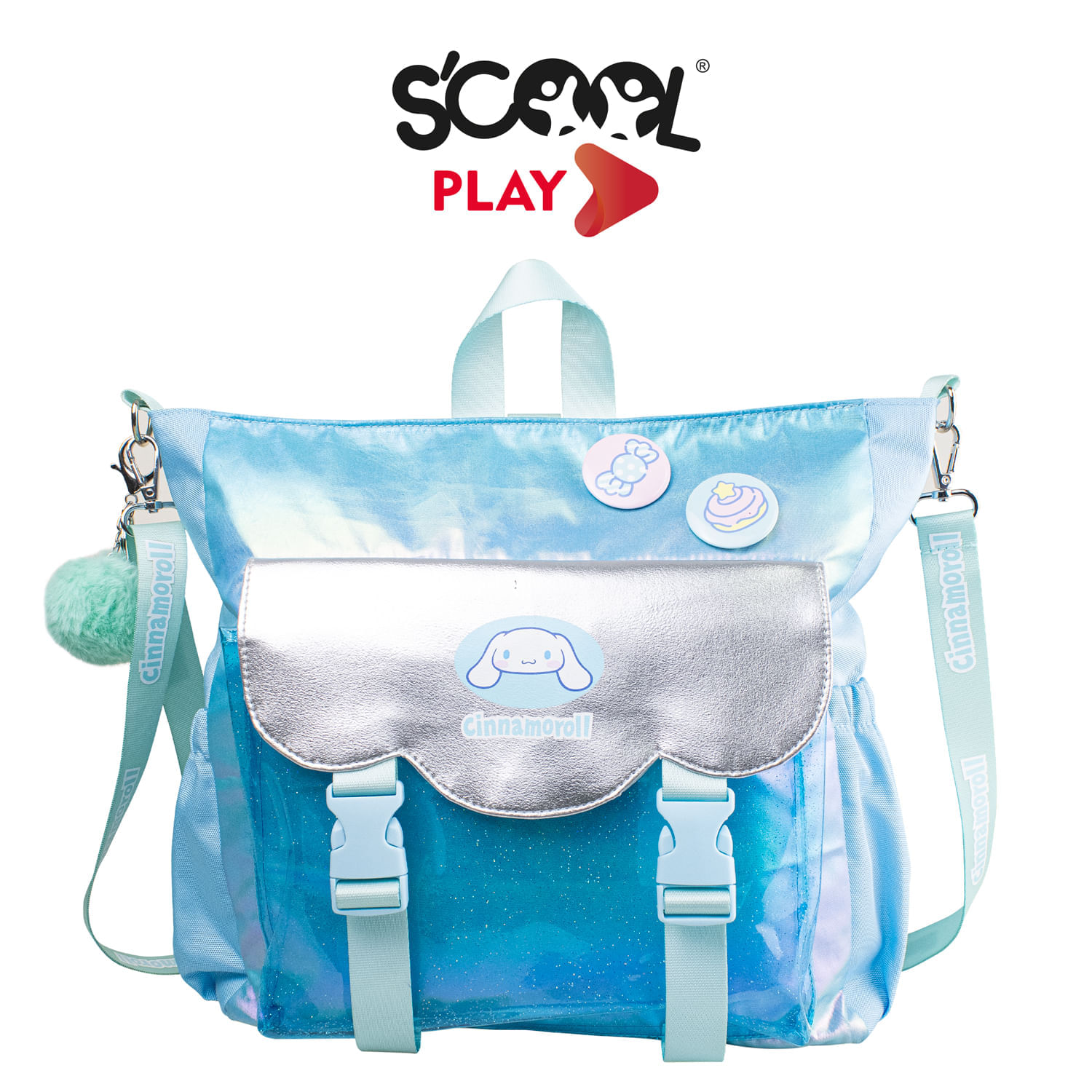 Mochila Cartera Scool Kids Play Cinnamoroll