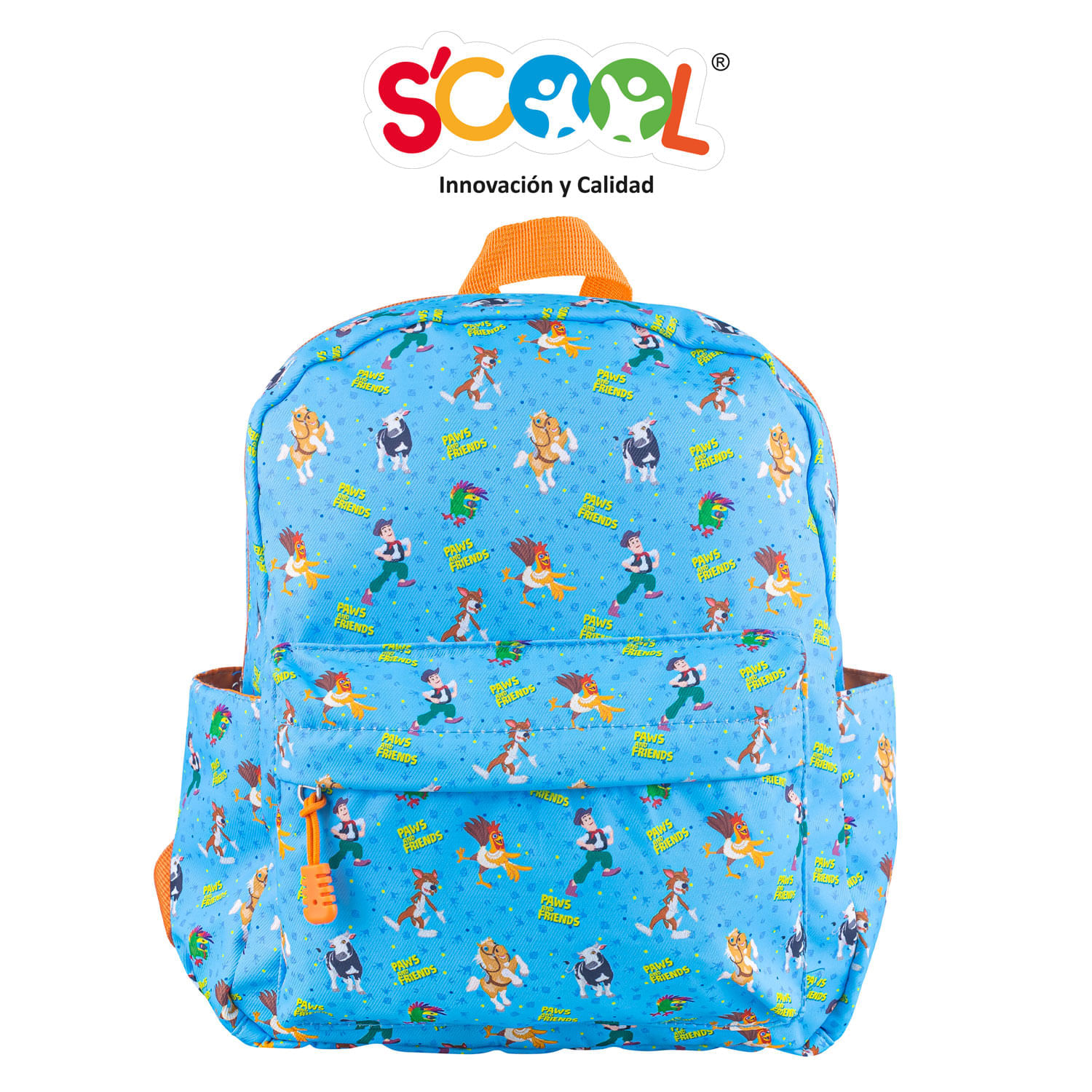 Mochila Scool Kids A4 Kombat Tela La Granja De Zenon