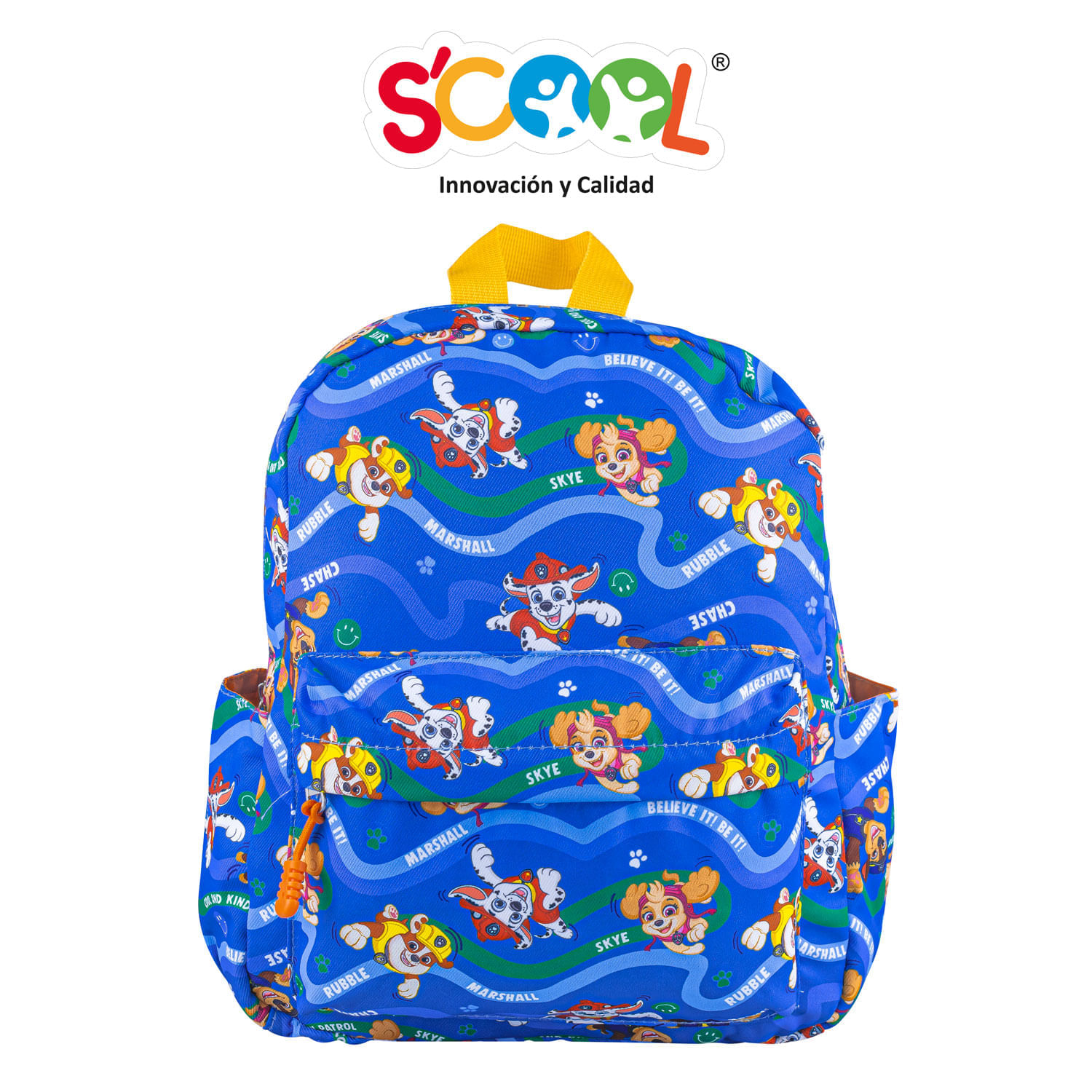 Mochila Scool Kids A4 Tela Paw Patrol Niño
