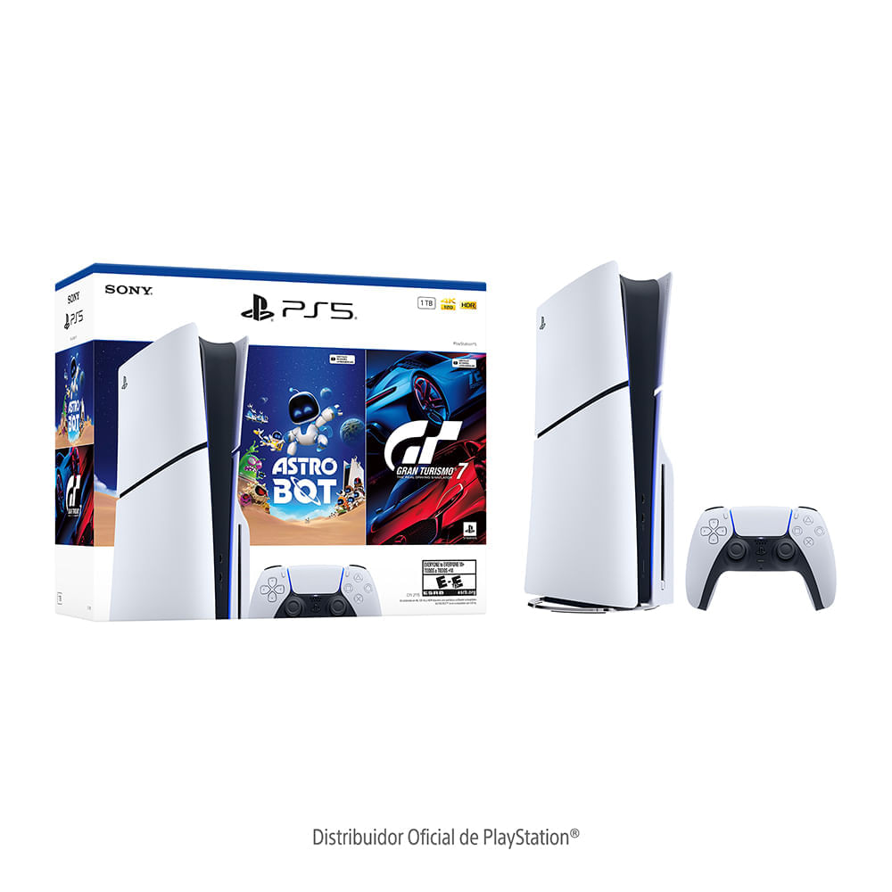 Consola PS5 Standard 1TB Astro Bot + Gran Turismo 7