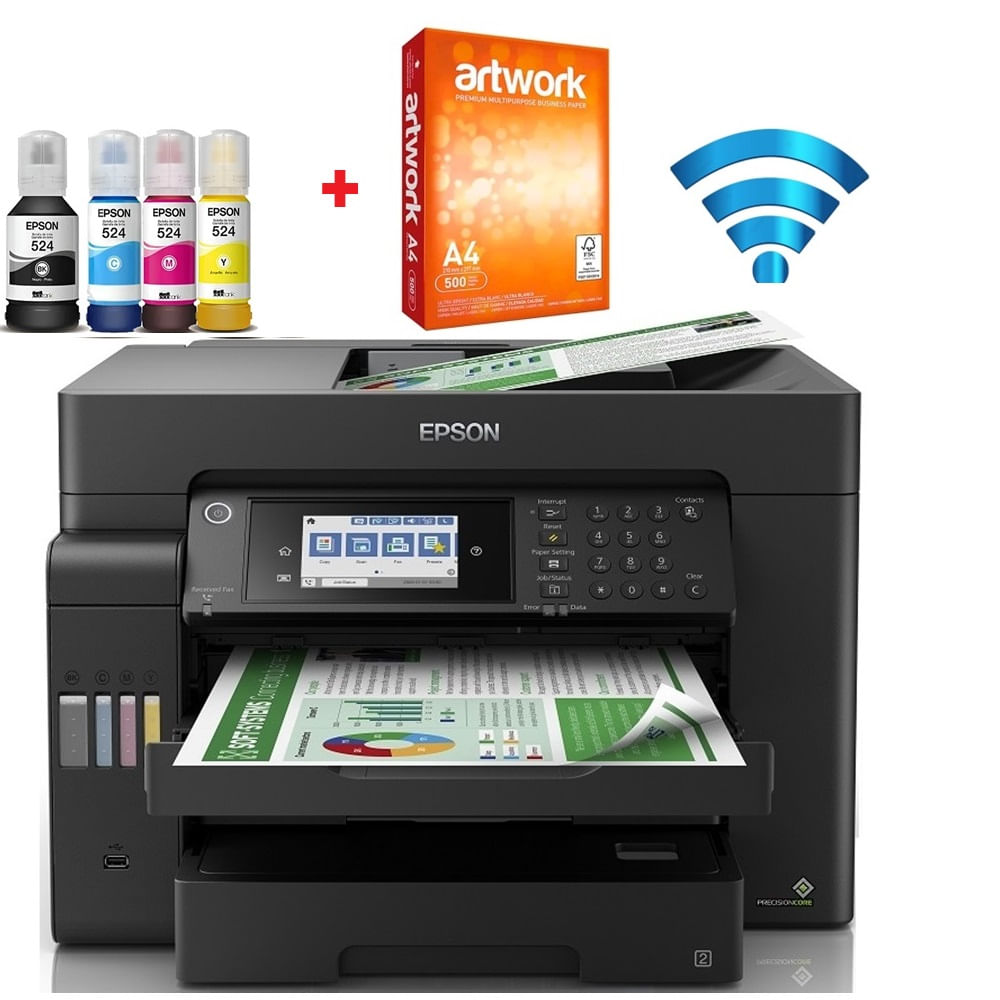 Impresora Epson L15150 Multifuncional Fax Wi-Fi USB Ethernet Impresora Epson L15150 Multifuncional Fax Wi-Fi USB Ethernet