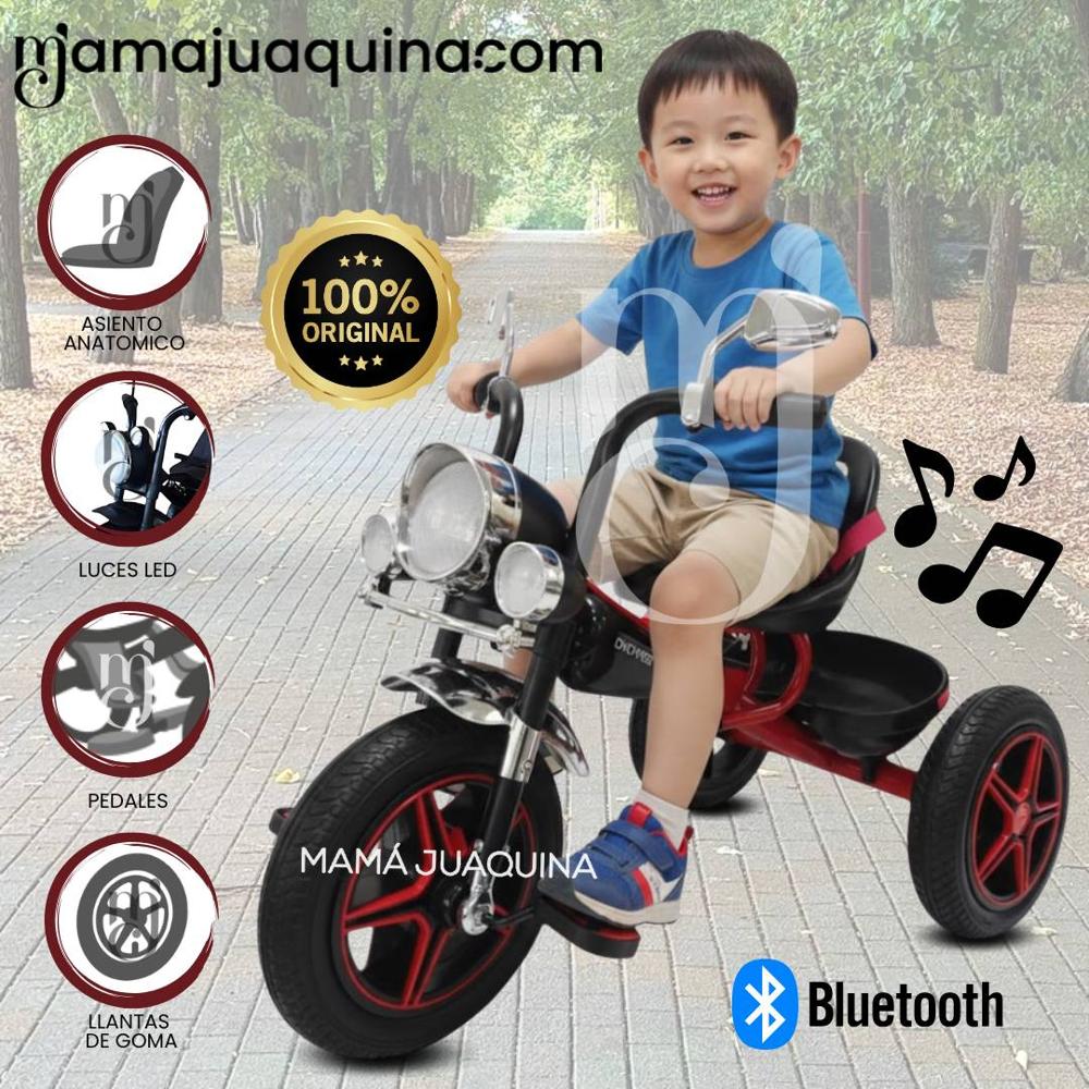 Triciclo Chavito Musical CHOPPEER con Bluetooth Red