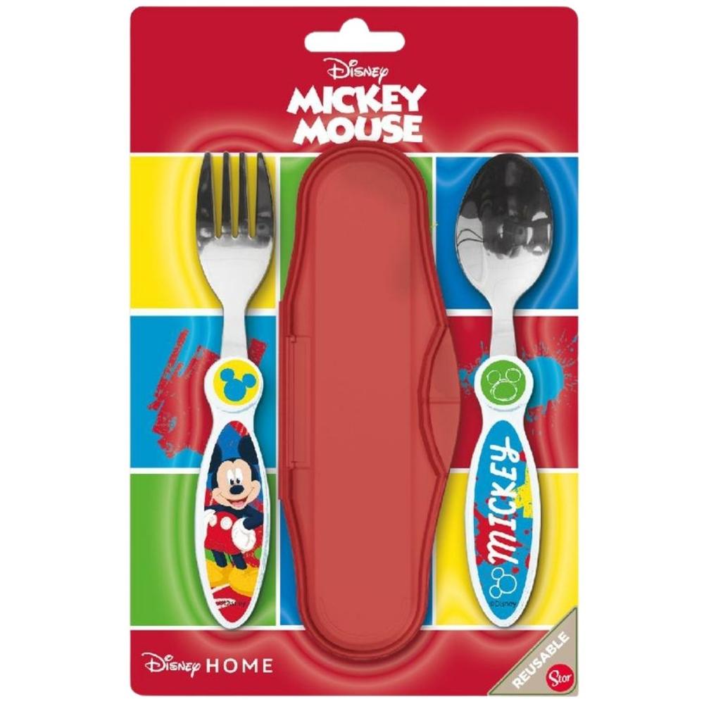 Set de Cubiertos Escolar Mickey
