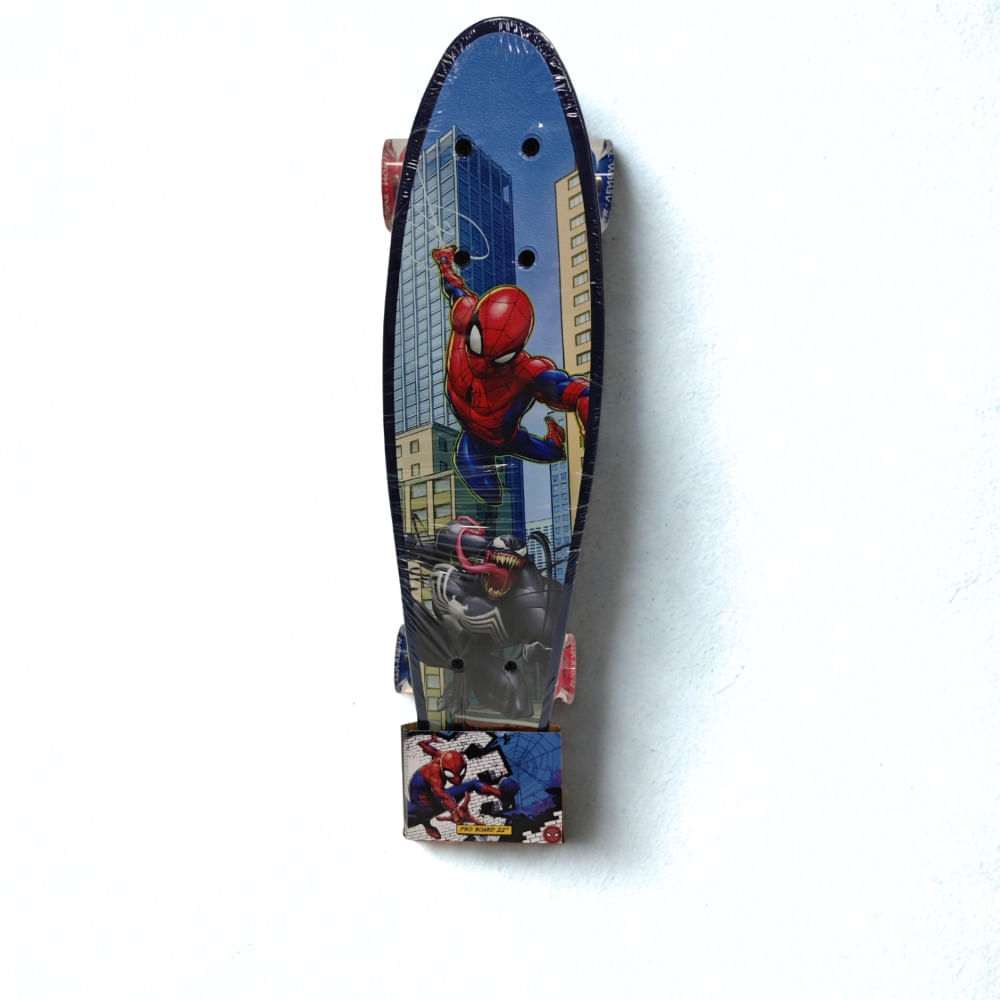 Skate Spiderman 22"" Azul
