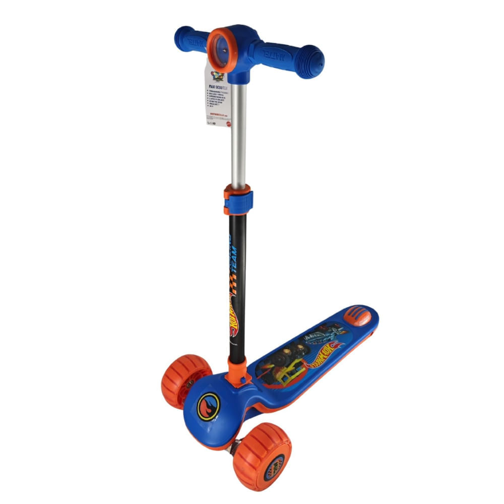 Scooter Hotwheels Maxi-Deck Con Luces Azul
