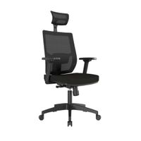 Silla Ergonómica Lims Syncro Brazos 3D Presidente Nylon Negro Ofideas