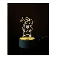 Lámpara de noche LED 3D Decoración Modelo Duende