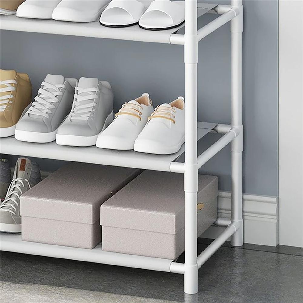 Organizador Estante 5 Niveles Blanco Ropa Zapatos Sombreros Genieka