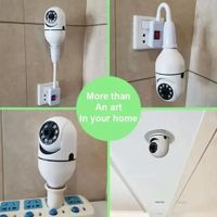 Foco Cámara Vigilancia E27 5G Visión Nocturna APP Hogar Oficina Navidad