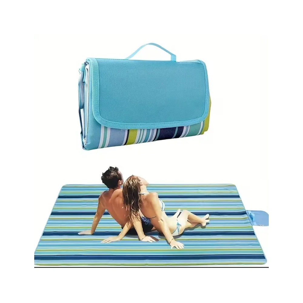 Manta para picni o Playa impermeable de 145cm x 198 cm