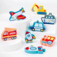 Tablero Didáctico de Madera Montessori 7 en 1