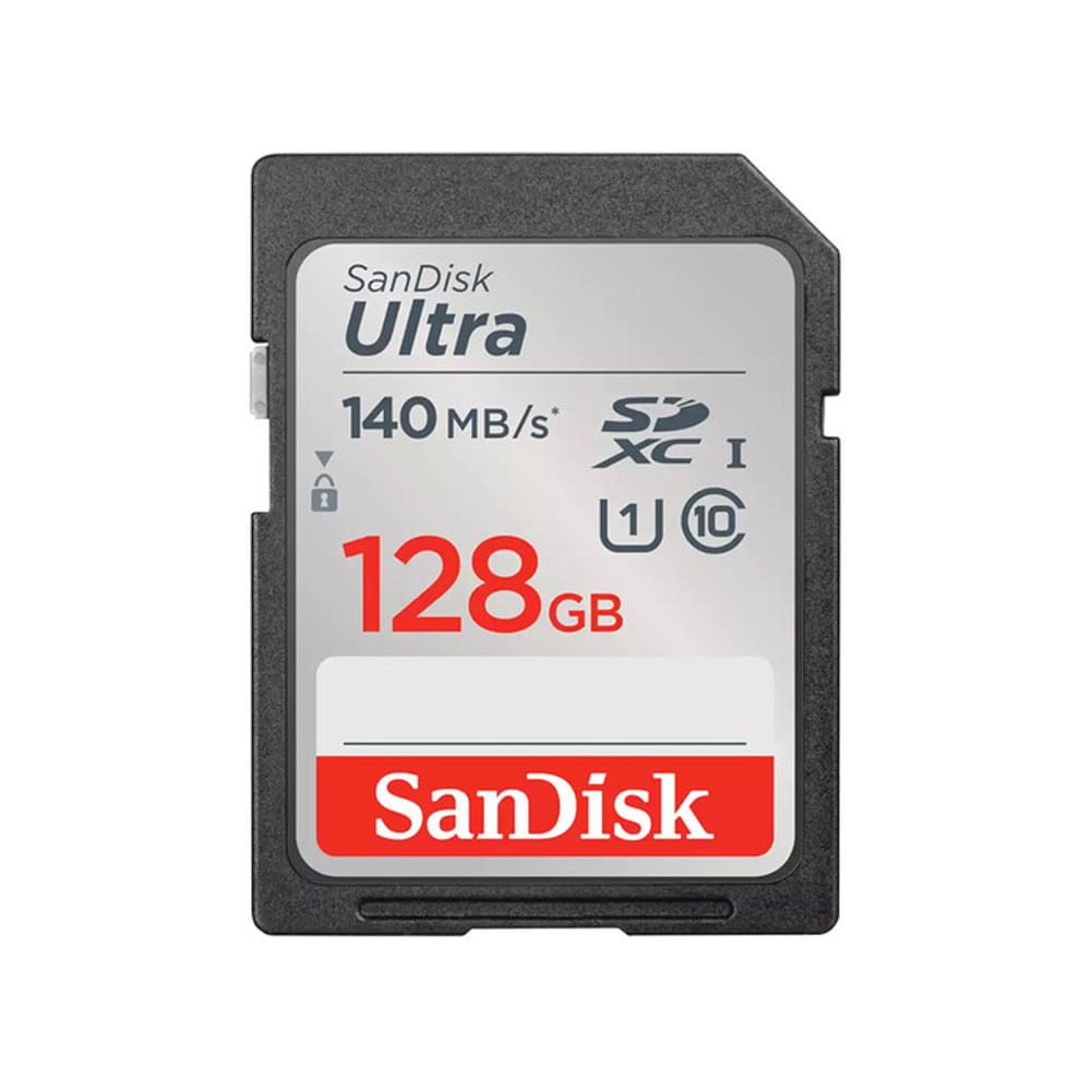 Memoria SD Sandisk 128GB - Ultra - R140mb