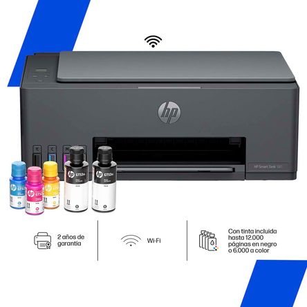 Impresora HP Smart Tank 581 Negro Impresora HP Smart Tank 581 Negro