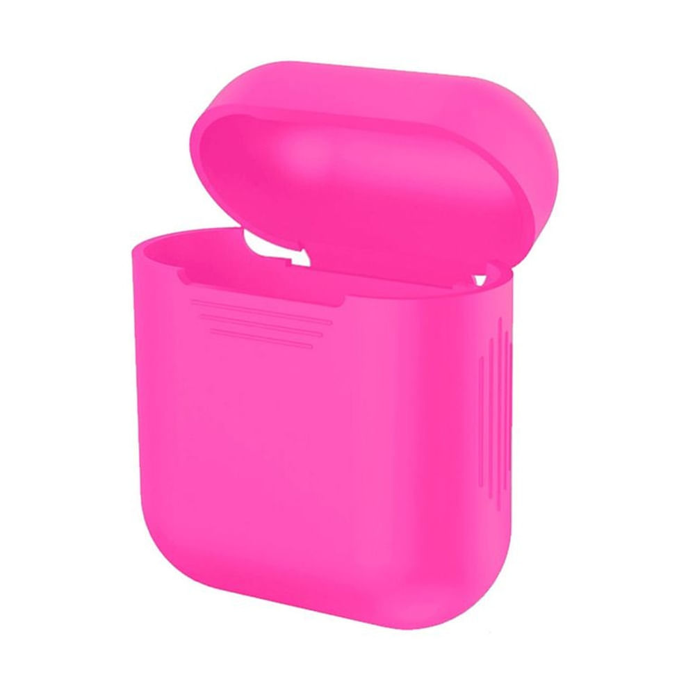 Funda protector para airPods fucsia