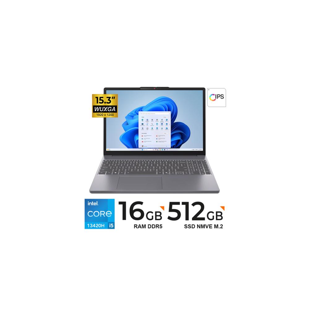 LAPTOP LENOVO IdeaPad Slim3 15.3 15IRH10 WUXGA Core i5-13420H 16GB 512GB FREEDOS