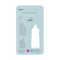 Bolsas de almacenamiento de leche de 200ml x 30unid color celeste