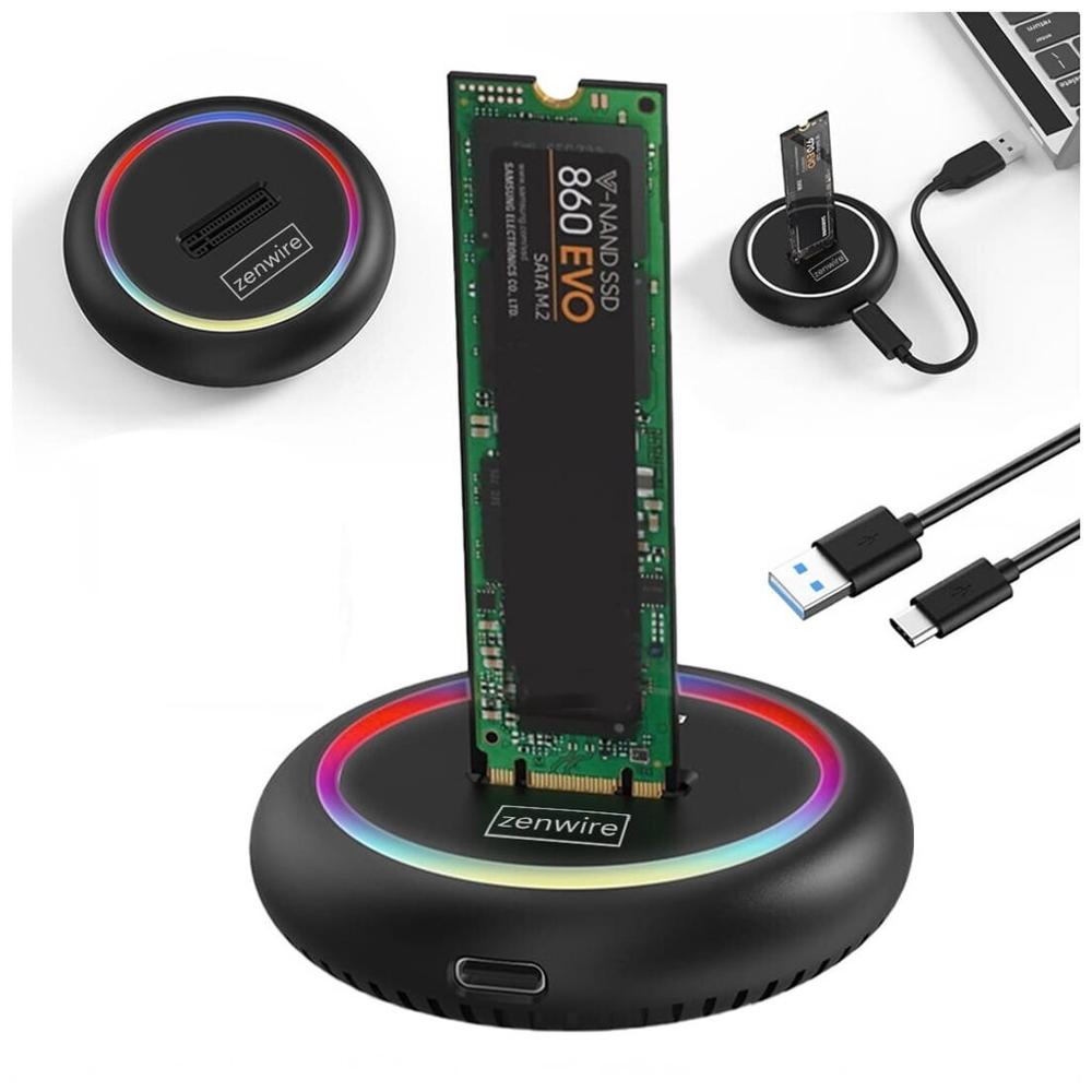 LECTOR EXTERNO USB 3.0 PARA DISCO M2 NVME PCI-E SATA