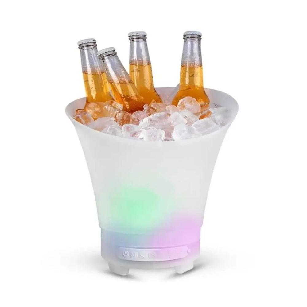 Parlante Hielera Bluetooth con Iluminación RGB De 7 Litros