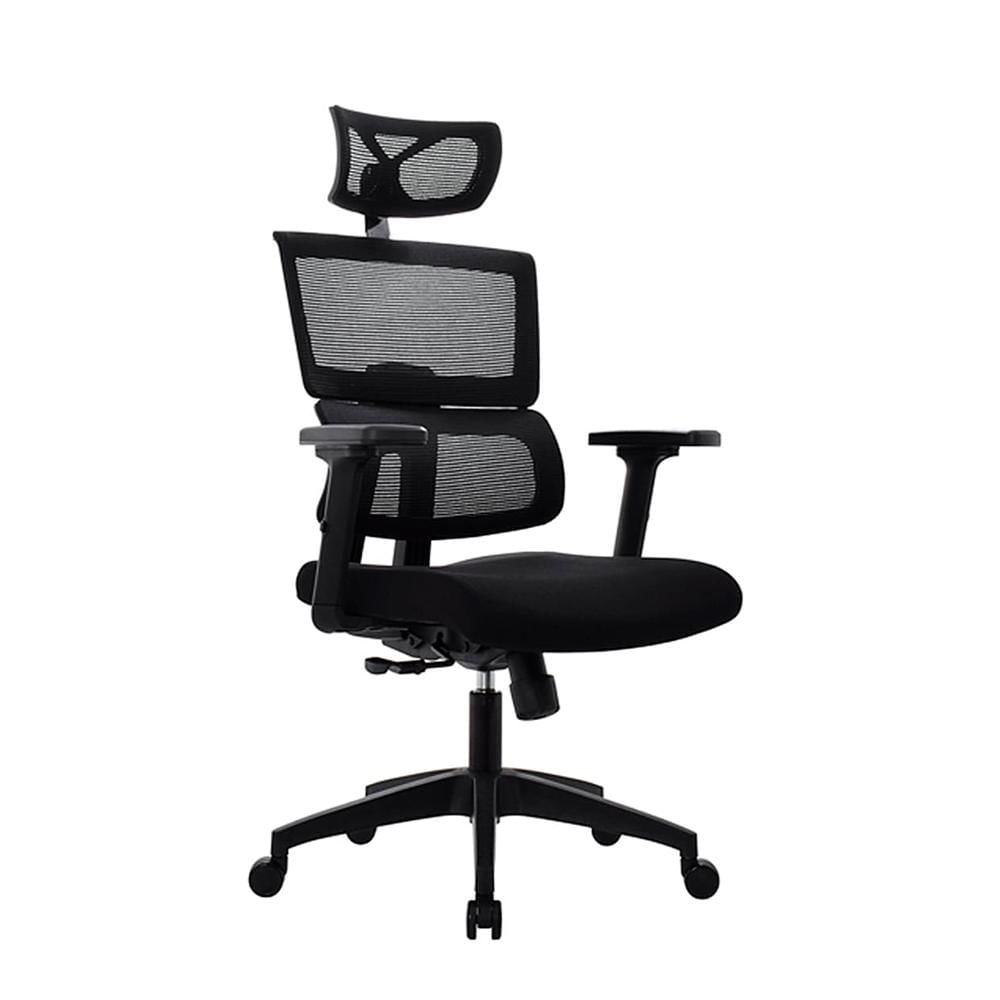 Silla Ergonómica Flip Presidente Nylon 1D Negro Ofideas