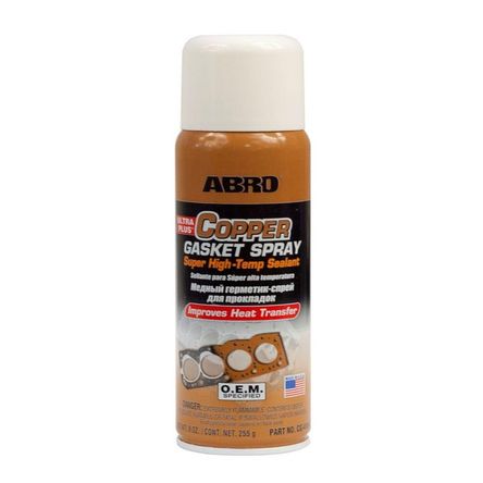 ABRO Sellador de Cobre para Juntas Alta Temp CG-418-R - 9oz ABRO Spray de Cobre para Juntas Super Alta Temp CG-418-R - 9oz