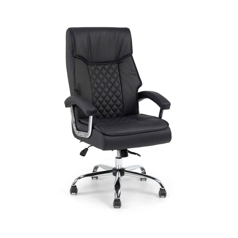 Silla Mecanismo Lap Classic II Cuero Negro Ofideas