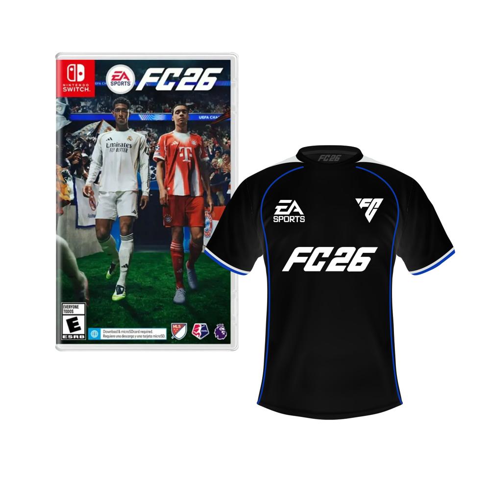 Ea Sports Fc 26 + Polo Negro M Nintendo Switch