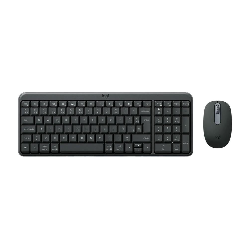 Teclado + Mouse Logitech MK250 SP Bluetooth Negro
