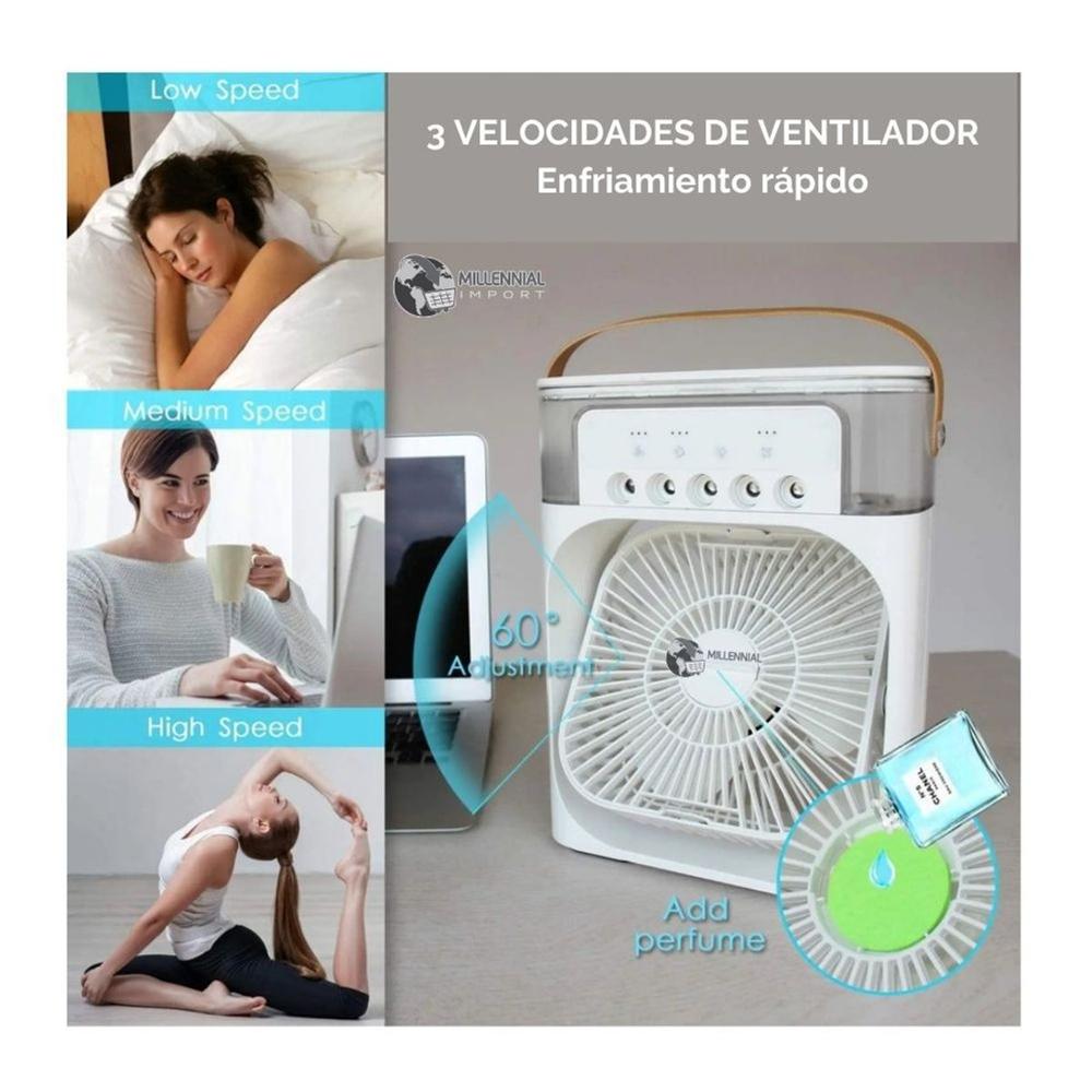 Mini Aire Acondicionado Enfriador Ventilador Portátil Auto Oficina