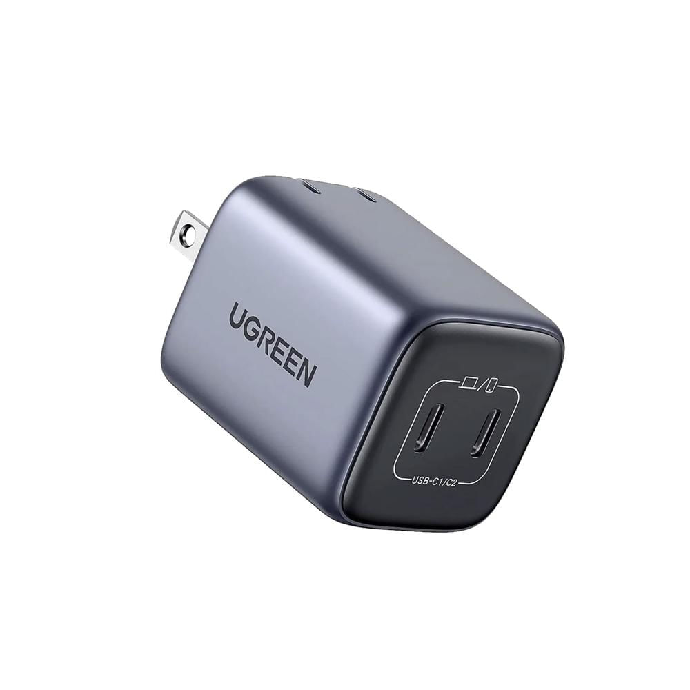 Cargador Ugreen 45W Nexode dual USB-C Carga Rapida CD294-90572 Space ...
