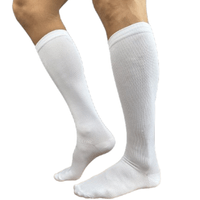 Medias de Compresion 8-12mmHg   L-XL Blanco
