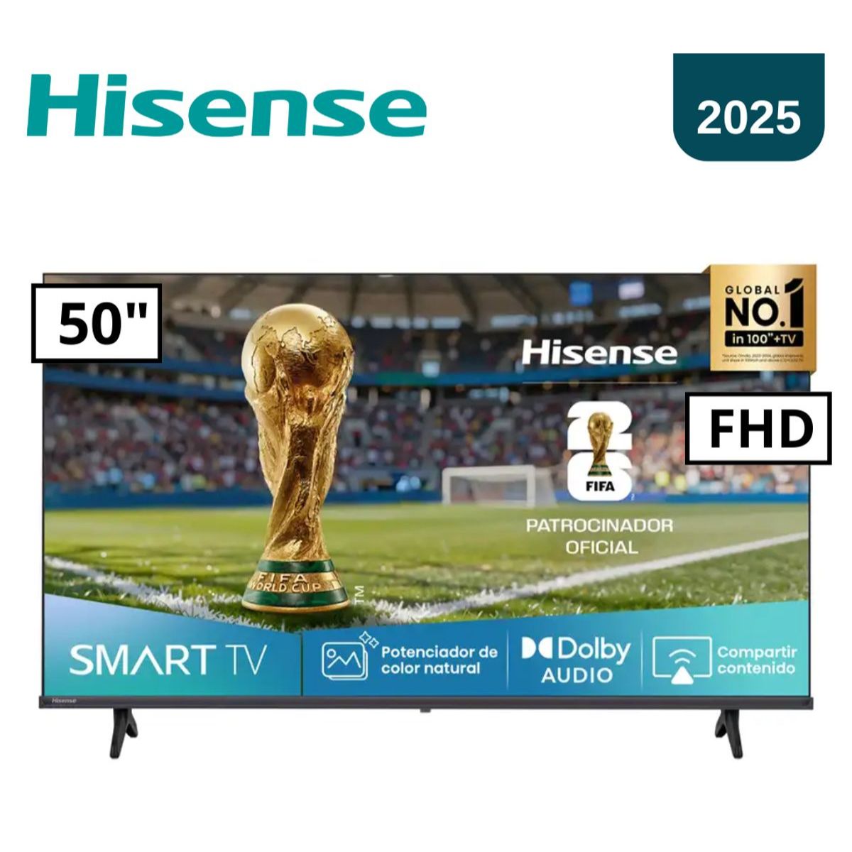 TELEVISOR HISENSE 50 50A4NV FHD 2025