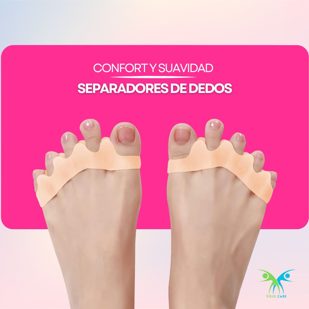 Separador de 5 dedos beige - unisex