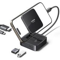 Hub Ugreen Magnetico 4 en 1 Para Celular USB-C/USB-A/HDMI 4k60Hz 100W PD 35590 Negro