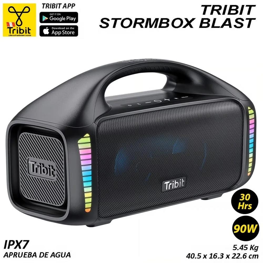 Parlante Bluetooth Tribit StormBox Blast 90W Negro