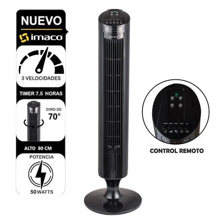 Ventilador Torre Imaco C Control Remoto TF3645 50W Ventilador Torre Imaco C Control Remoto TF3645 50W