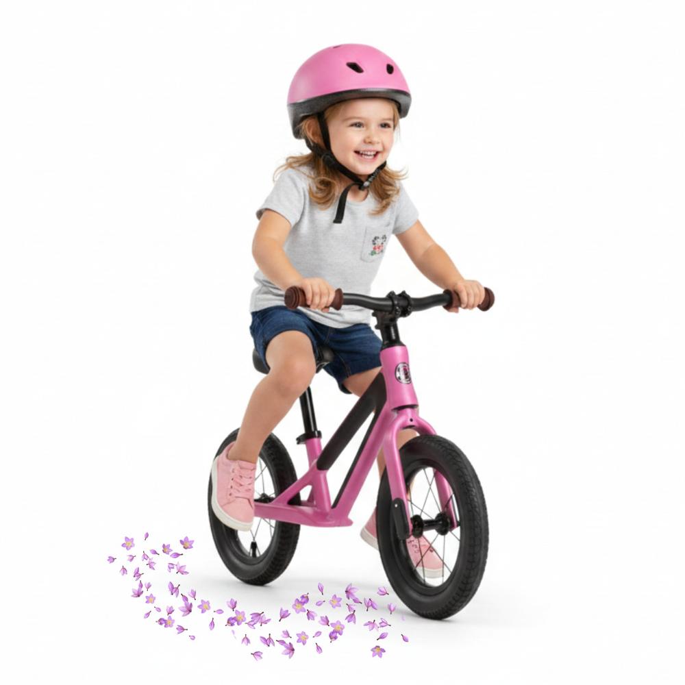 Bicicleta de Equilibrio para Niños y Niñas sin Pedales Rosado