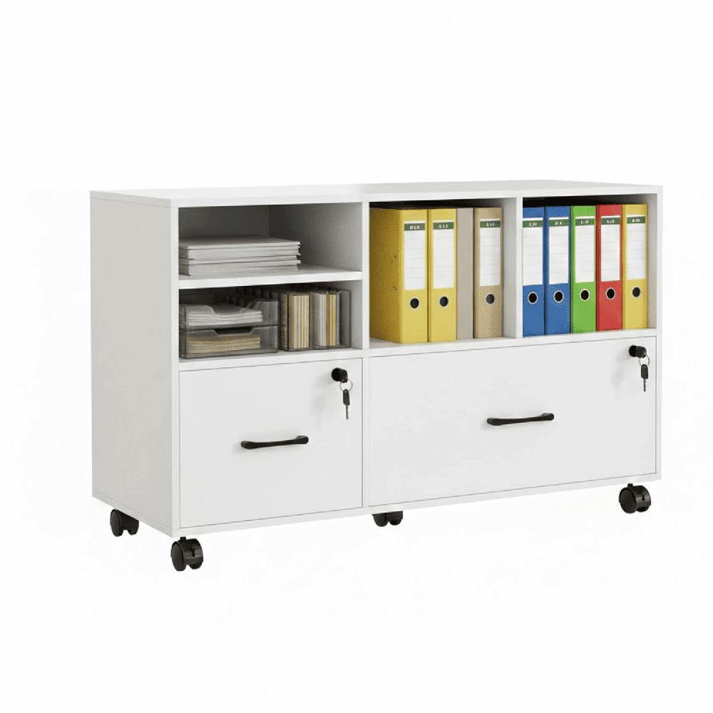 Archivador Luka Blanco con ruedas Amore Home