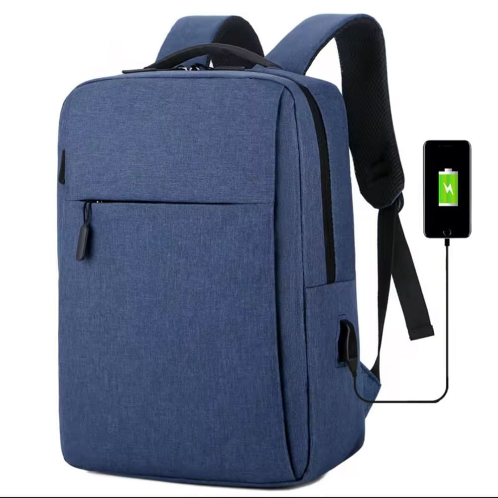 Mochila Unisex para Laptop con Puerto USB