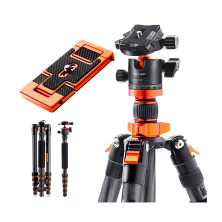 Trípode Monopie KF Concept D255C4  -Fibra de carbono-  Old SA255C1