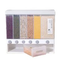 Dispensador Multiple Granos Cereal Menestra 6 DIVISIONES