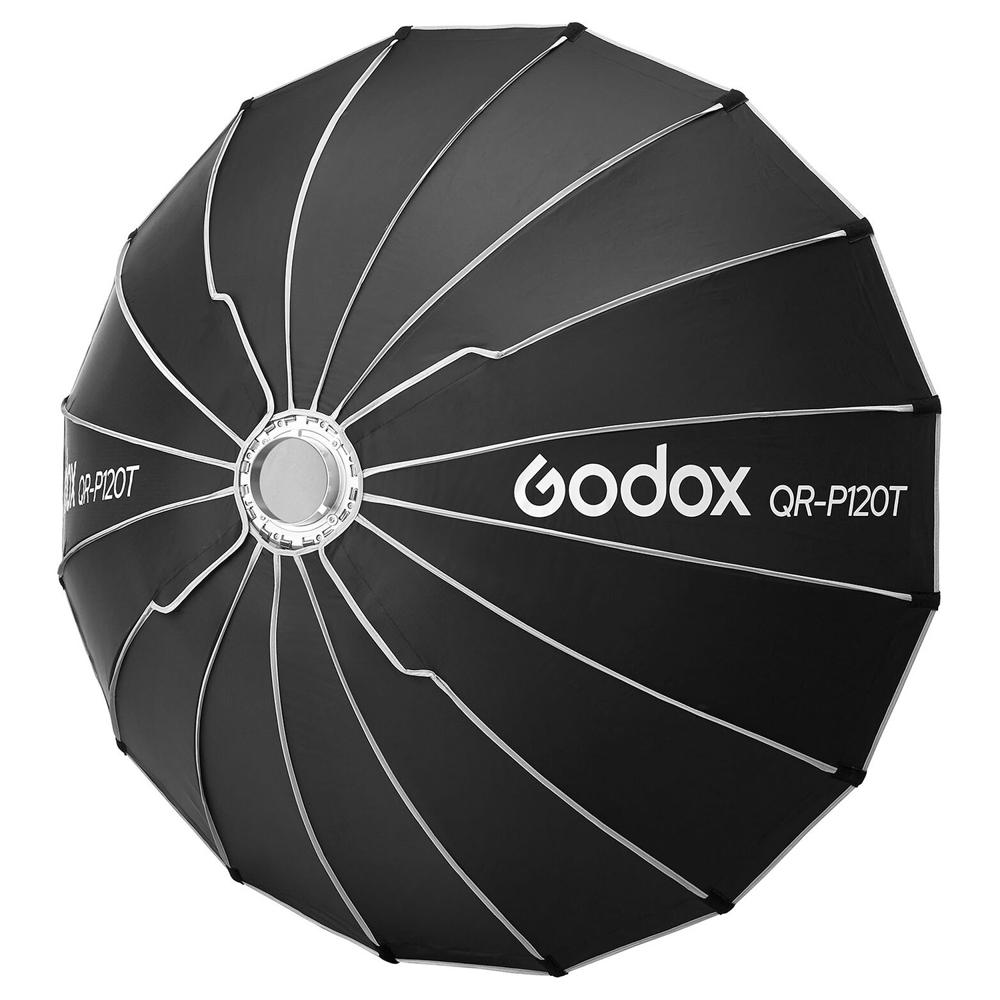 Softbox Parabólico Godox QR-P120T de 120cm Armado Rapido Montura Bowens